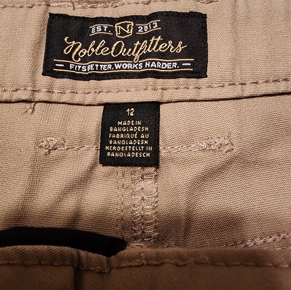 Noble Outfitters Ladies Work Shorts Stain Resistant, Size 12 - Picture 4 of 5